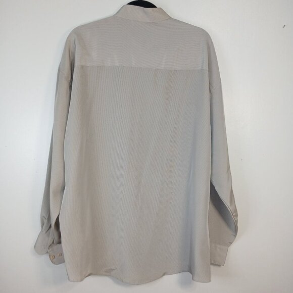MENS ELLIOTT BRAND LONG SLEEVE BUTTON DOWN, LUXURIOUS,  HIDDEN BUTTONS, SIZE XL - Picture 4 of 7